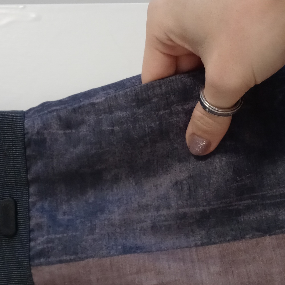 πLOFTπ - Brown/Gray Ramie Blend Lightweight Skirt - Picture 5 of 11